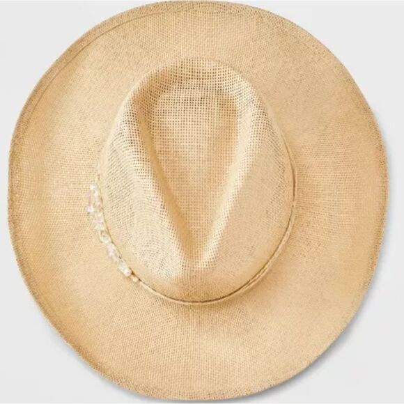 🆕🤠Wild Fable Western Cowboy Hat, Natural - Picture 3 of 5